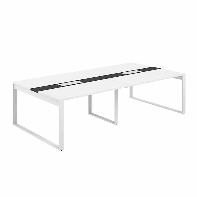 Стол для переговоров 2800х1438х750 Norden Allegro AG.2-2814.WH.72.WH.AN