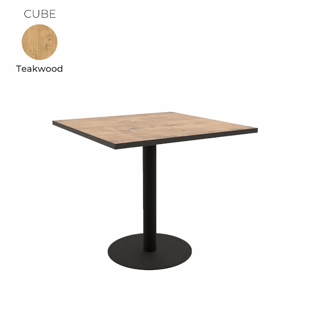Стол обеденный квадратный Алсав 21CUBE.008 Teakwood