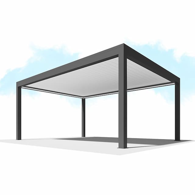 Пергола Сити-Форм Pergola В500-25П Bioclimatic с поворотными ламелями ЛАМЕЛЬ 250 X 53 (6,0х4,5) 1 модуль