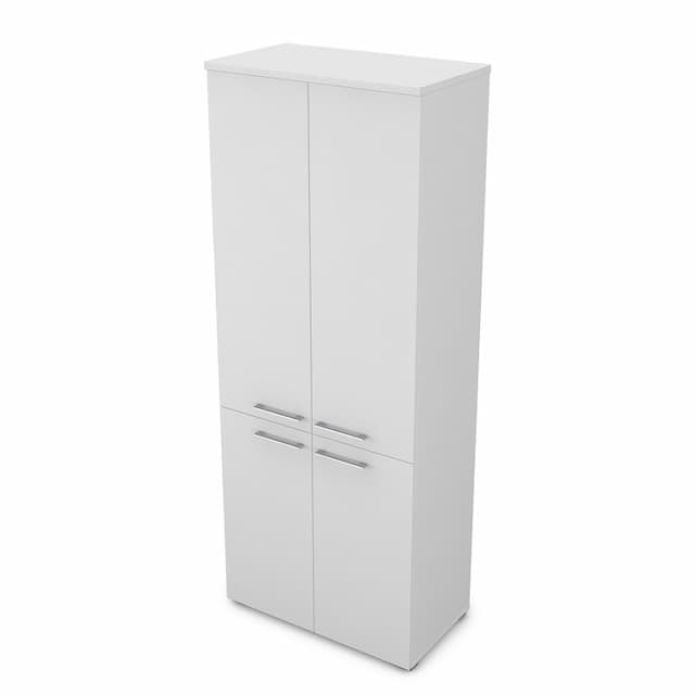 Шкаф АЛСАВ Gloss line 9НШ.005.5 белый премиум/металл глянец