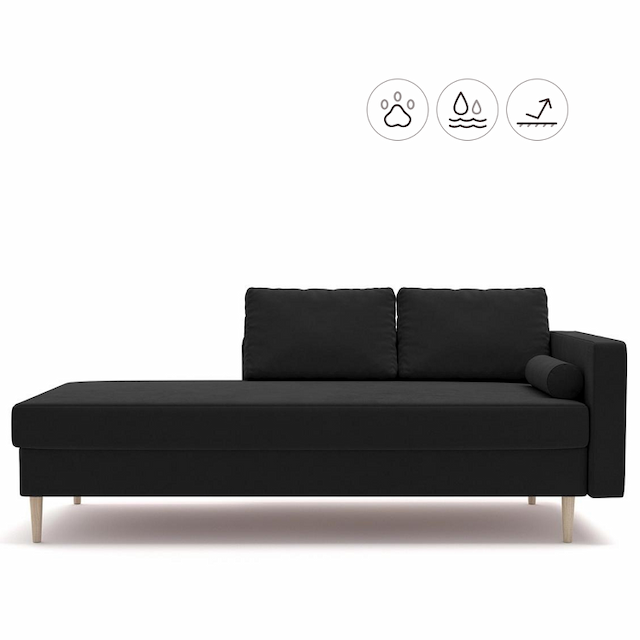 Кушетка Мастерфабрик Эйо Saga dark grey ткань рогожка