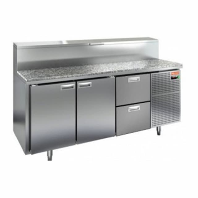 Стол охлаждаемый для пиццы Hicold PZ2-112GN (1/6) камень